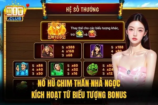 Ăn Khế Trả Vàng Hitclub | Slot Dân Gian Đầy Cuốn Hút 3 Nổ hũ Chim Thần Nhả Ngọc kích hoạt tứ biểu tượng Bonus